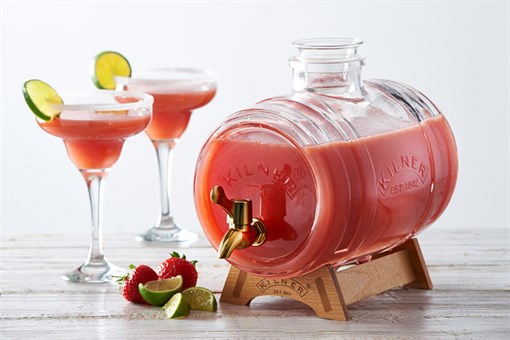 Диспенсер для напитков barrel на подставке 3 л в подарочной упаковке - фото 249994