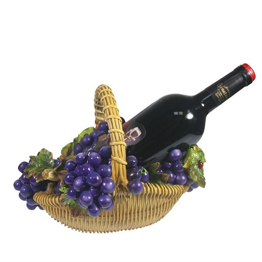 Подставка под бутылку Корзина с виноградом цвет: акрил L26.5W20H19 см - фото 251727