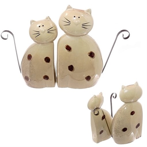 Фигурка декоративная "Кошка", набор из 2-х шт, L28 W7 H24 см - фото 252763