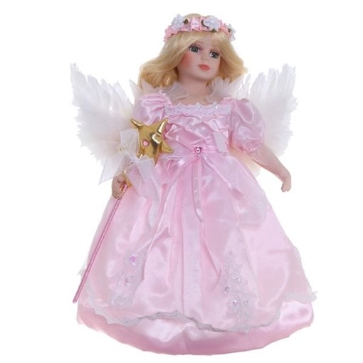 Кукла фарфоровая "Ангел" H40см - фото 253678