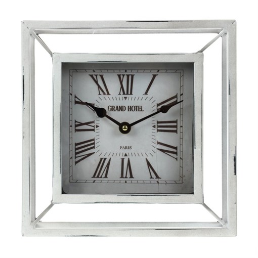 Часы настольные декоративные L24 W8 H24 см - фото 254128