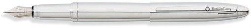 Перьевая ручка FranklinCovey Lexington. Цвет - хромовый. - фото 254343