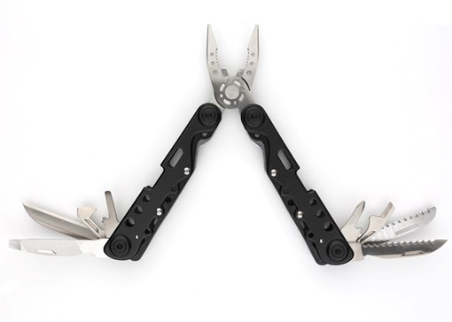 Мультитул Stinger, сталь (черно-серебристый), 13 инструментов, нейлоновый чехол, коробка картон - фото 255585