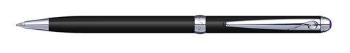 Ручка шариковая Pierre Cardin SLIM. Цвет - черный. Упаковка Е - фото 255819