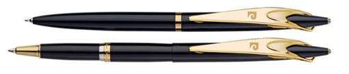 Набор Pierre Cardin PEN&PEN: ручка шариковая + роллер. Цвет - черный. Упаковка Е или E-1 - фото 256047
