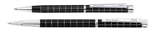 Набор Pierre Cardin PEN and PEN: ручка шариковая + роллер. Цвет - черный. - фото 256062
