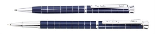 Набор Pierre Cardin PEN and PEN: ручка шариковая + роллер. Цвет - т.синий. - фото 256065