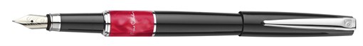 Ручка перьевая Pierre Cardin LIBRA. Цвет - черный и красный. Упаковка В - фото 256149