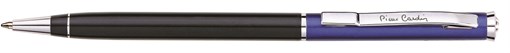 Шариковая ручка Pierre Cardin GAMME, цвет - черный/колпачок синий. Упаковка Е или E-1 - фото 256192