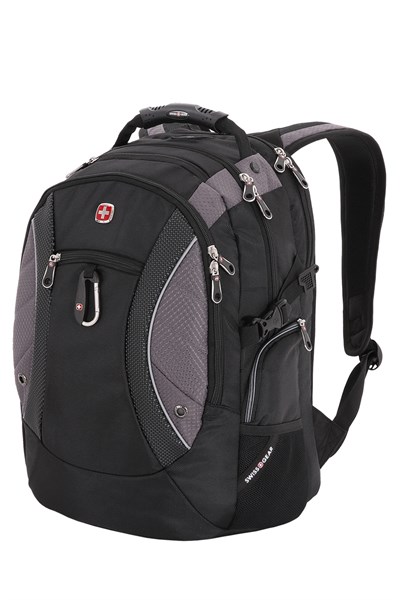 Рюкзак SWISSGEAR, 15'' , чёрный/серый, полиэстер 900D, 35х23х48 см, 39 л - фото 257456