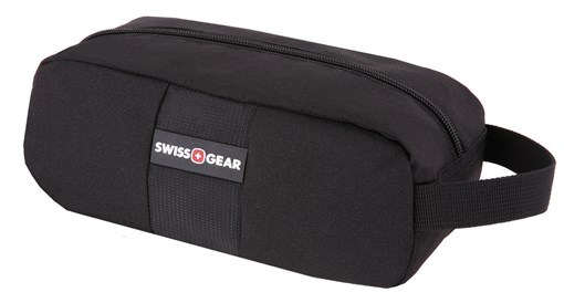 Несессер SWISSGEAR, чёрный, полиэстер, 24x11x10 см - фото 257536