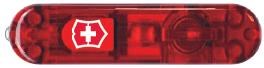 Передняя накладка для ножей VICTORINOX SwissLite 58 мм, пластиковая, полупрозрачная красная - фото 257704