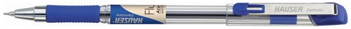 Шариковая ручка Hauser Fluidic, пластик, цвет синий - фото 257930