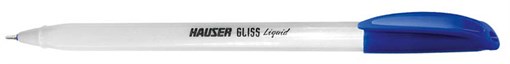 Шариковая ручка Hauser Gliss Pearl, пластик, цвет синий - фото 257987