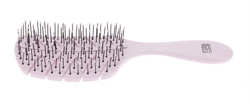 Щетка Dewal Beauty серия "Eco-Friendly", продувная, с нейлоновым штифтом, форма листик - фото 258902