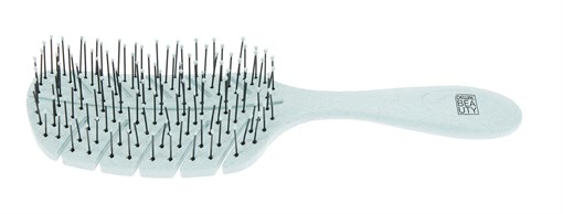 Щетка Dewal Beauty серия "Eco-Friendly", продувная, с нейлоновым штифтом, форма листик - фото 258904