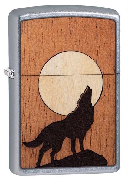 Зажигалка Zippo Woodchuck с покрытием Street Chrome™ 49043 - фото 258943