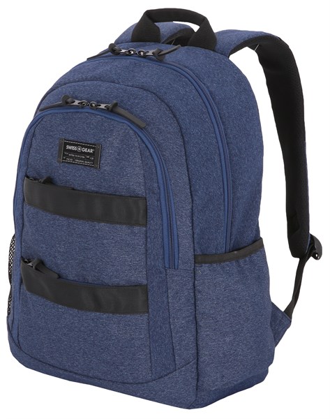 Рюкзак SWISSGEAR 15,6", синий, heather, 35,5 x 17 x 47 см, 27 л - фото 259326
