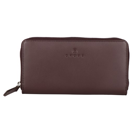 Кошелёк Cross Colors Chocolate, кожа наппа, гладкая, цвет шоколадный - фото 259361