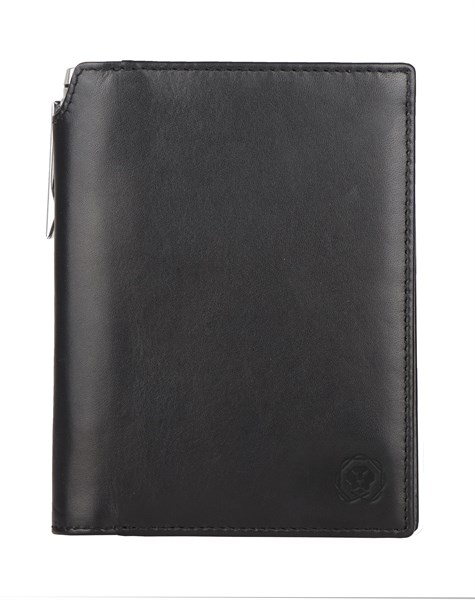 Бумажник для документов Cross Classics Black, с ручкой Cross, кожа наппа, гладкая, черный, 14 х 11 х - фото 259368