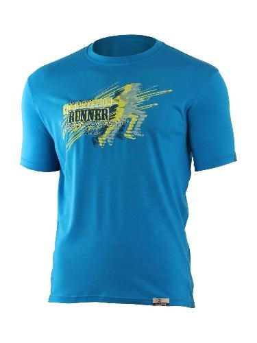 Футболка  мужская Michal/ кор.рукав/ шерсть 160/ голубой/ XXL - фото 260012