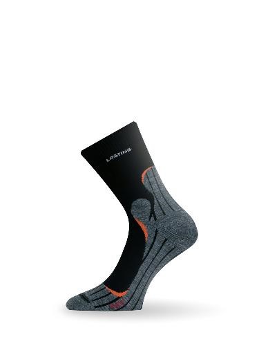 Носки Lasting TWW 900, microfiber+polypropylene, черный с серой вставкой, размер L (TWW900-L) - фото 260200