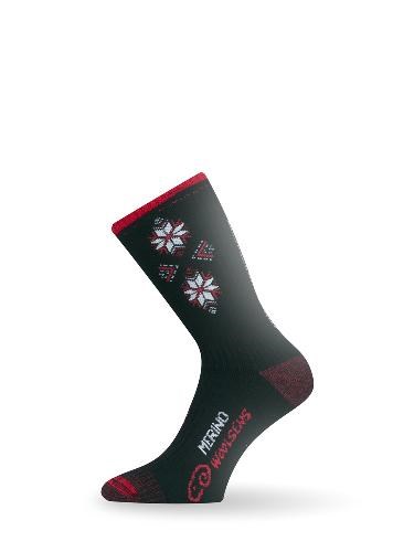 Носки Lasting SCK 903, borgolon+polypropylene, красные c рисунком, размер S (SCK903-S) - фото 260205