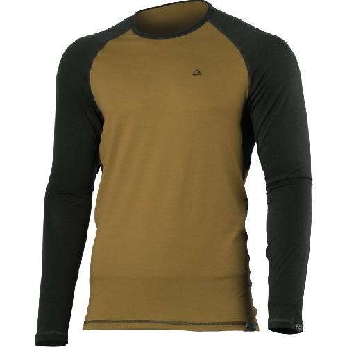 Футболка  мужская MARIO/ дл. рукав/ шерсть 160/ песочная/ L - фото 260388