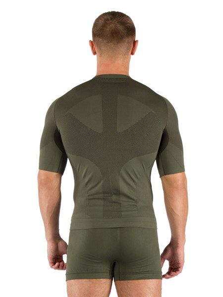 Футболка мужская Abel/ кор. рукав/ синтетика/ зеленый/ L-XL - фото 260846