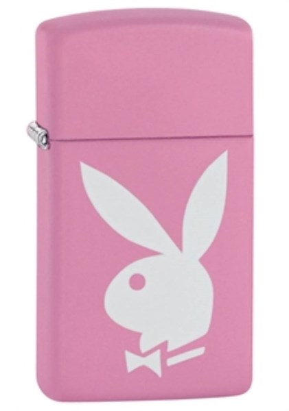 Узкая зажигалка Zippo Playboy 20831 - фото 281796