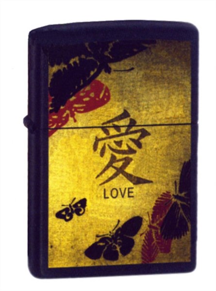 Широкая зажигалка Zippo Love Zippo 20839 - фото 281862