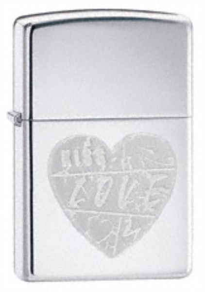 Широкая зажигалка Zippo For The Love 24198 - фото 281918