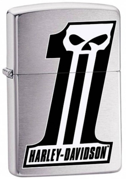 Широкая зажигалка Zippo Harley Davidson 28228 - фото 282002