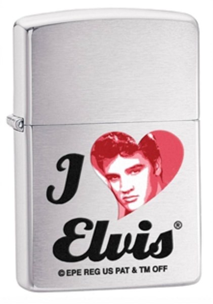 Широкая зажигалка Zippo Elvis Presley 28258 - фото 282004