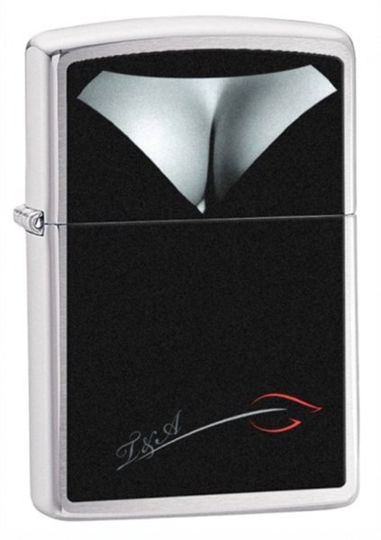 Широкая зажигалка Zippo BS Decolletage 28273 - фото 282013