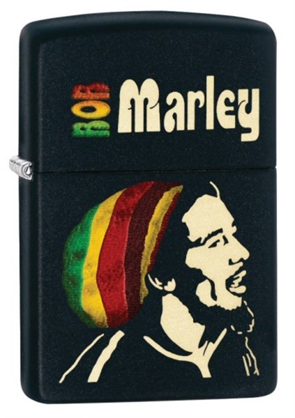 Широкая зажигалка Zippo Bob Marley 28426 - фото 282074