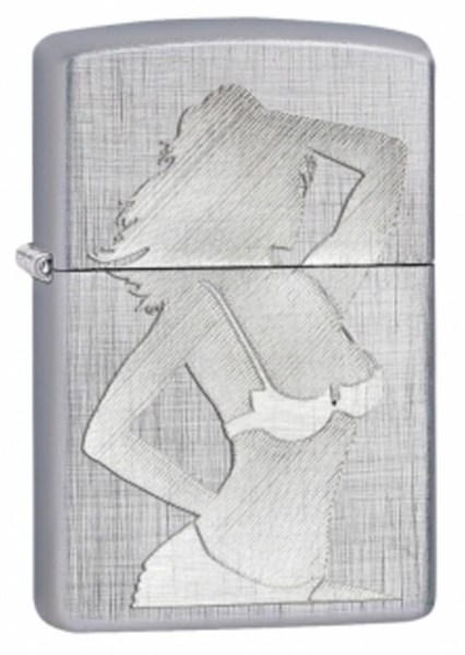 Широкая зажигалка Zippo Sexy Girl Silhouette 28680 - фото 282172