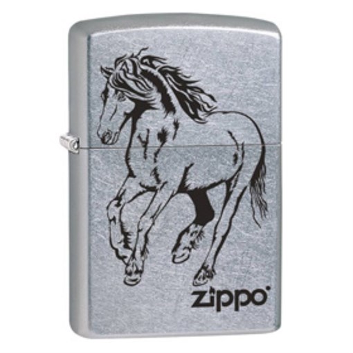 Широкая зажигалка Zippo Horse 28775 - фото 282182