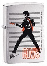 Широкая зажигалка Zippo ELVIS 24474 - фото 282307