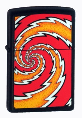 Широкая зажигалка Zippo Lightning twist 20370 - фото 282343