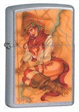 Широкая зажигалка Zippo Nautical Naughty 24322 - фото 282354