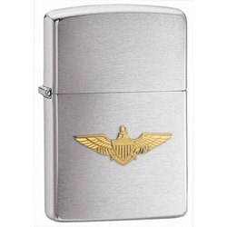 Широкая зажигалка Zippo Navy wings 280 NW - фото 282355