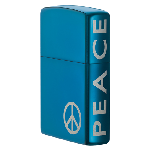 Широкая зажигалка Zippo Peace on the side 21055 - фото 282362
