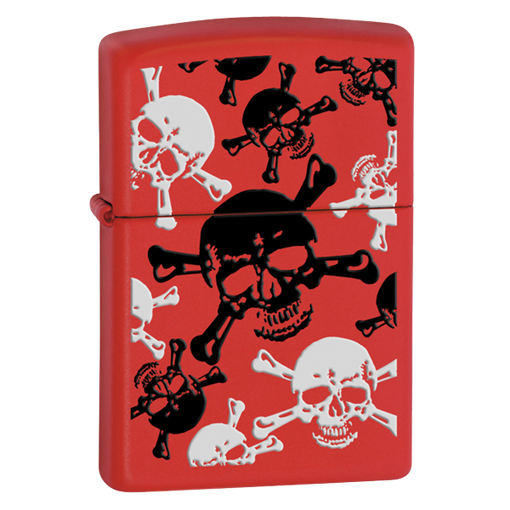 Широкая зажигалка Zippo Skl&Xbns 24471 - фото 282394