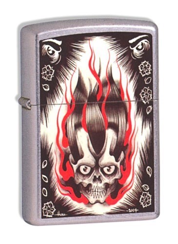 Широкая зажигалка Zippo Soul Crusher 21098 - фото 282397