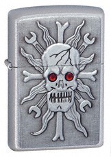 Широкая зажигалка Zippo Wrenching Headache 24052 - фото 282415