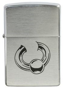 Широкая зажигалка Zippo Body jewelry 200 - фото 282496
