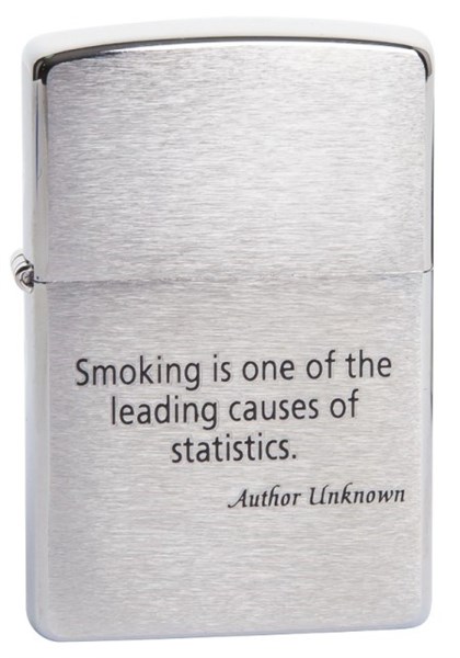 Широкая зажигалка Zippo Smoking.. 200 - фото 282534
