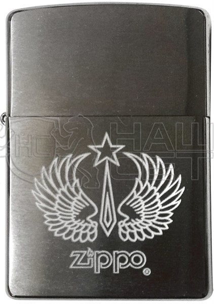 Широкая зажигалка Zippo Wings+Star 200 - фото 282546