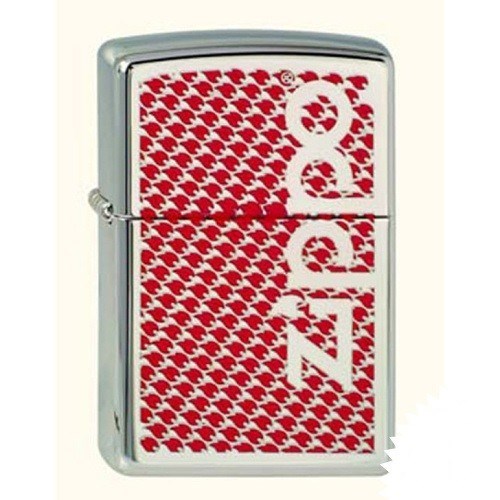 Широкая зажигалка Zippo Zippo&Flames 200 - фото 282565